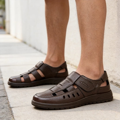 Sandalias de negocios impermeables y antideslizantes para hombre, ideales para el verano.