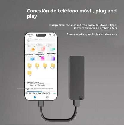 ⚡【4TB】 Disco Duro USB 3.0 Multifuncional de Alta Velocidad | Transferencia Rápida, Gran Compatibilidad, Almacenamiento Sin Preocupaciones 💻📦