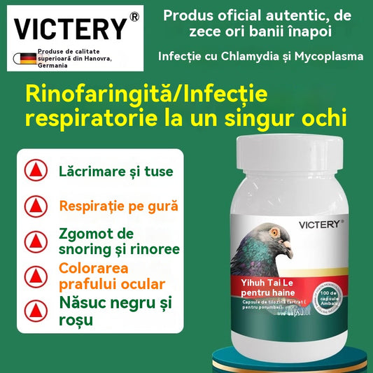 🔥【Koupit 1 a získat 1 zdarma】🕊️200 tablet, speciální lék pro poštovní holuby, k léčbě kašle, sípání, slzení, rozmazaného vidění, trachomu a černého a červeného výtoku z nosu u poštovních holubů