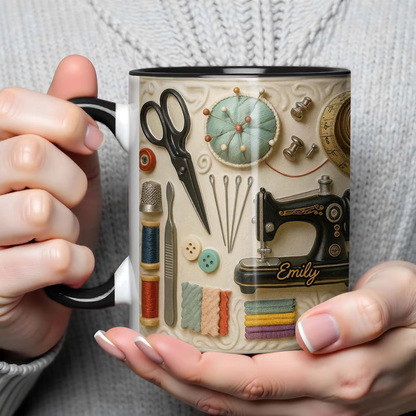 🧵☕【50% de descuento】Taza de costura: el regalo perfecto para las almas creativas que aman coser_4215953