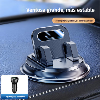 🎯 ¡50% DE DESCUENTO EN TODO! Soporte giratorio para teléfono – Montaje seguro en el salpicadero, goma de alto agarre 🧭🔄 【Calidad garantizada】