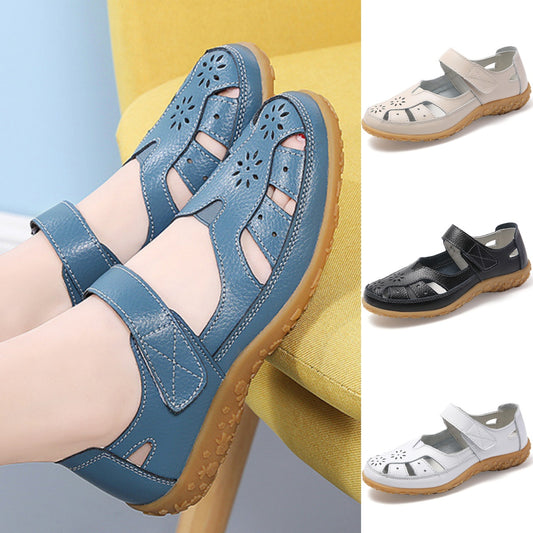 💗👡 Duté pohodlné ležérní ploché sandály.