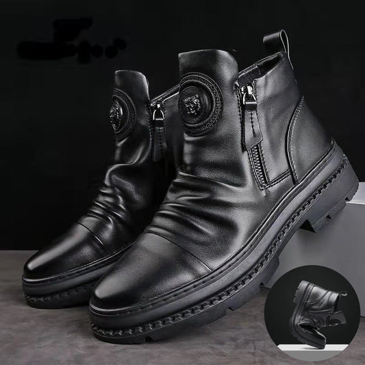 🔥🔥Jeden pár lze používat cca 3 roky⏳【39-44】 Nové pánské kožené boty, vysoce kvalitní hovězí kůže, handmade_3837902