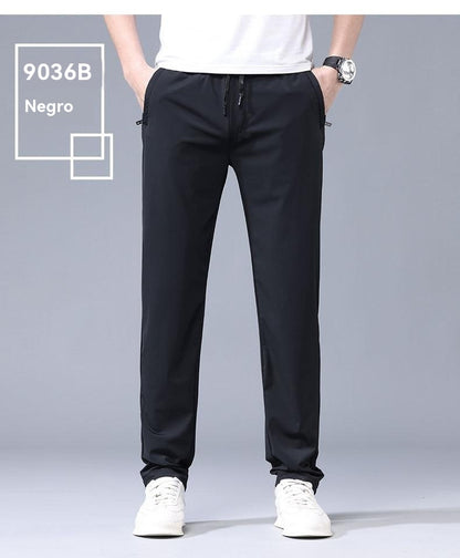 【40-115kg】🔥Nuevos pantalones elásticos de seda helada para primavera y verano 2026.