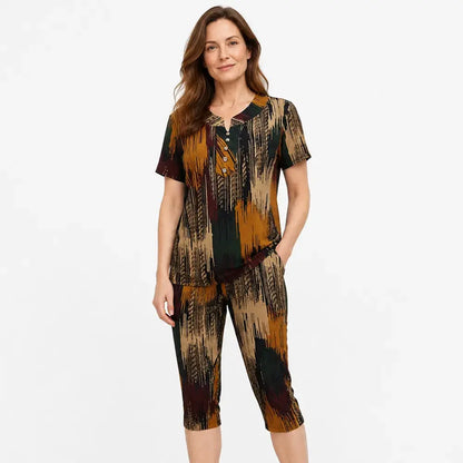 【Camisa + Pantalón】🔥Compra uno y llévate otro gratis🔥 Conjunto ligero para mujer