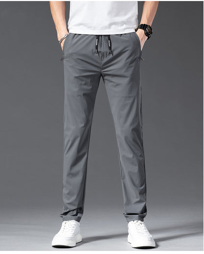 💥【80% DE DESCUENTO】M-5XL，Pantalones diarios de hielo súper elásticos y transpirables