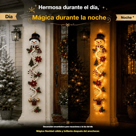 🎄🎃¡Último día! 🎅¡Disfruta de un 49% de descuento en adornos navideños iluminados para puertas!
