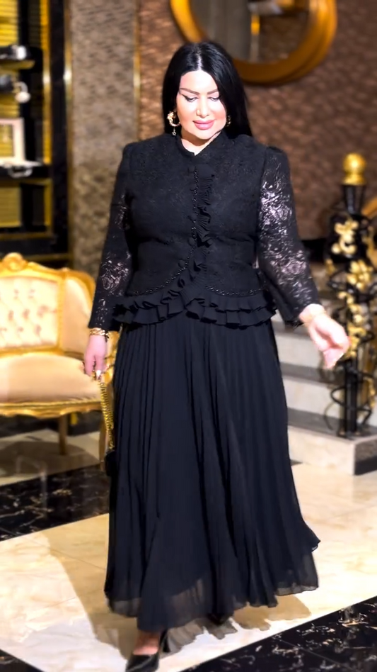 👗【S-5XL】2025 elegantní společenské šaty větší velikosti
