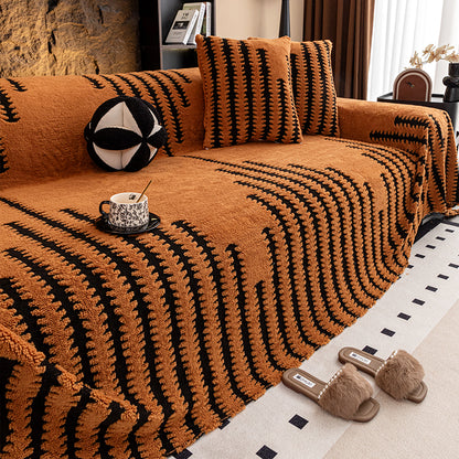 🛋️Különleges ajánlat: 🎉Puha és csúszásmentes plüss kanapéhuzatok🍂【180*150cm】_4193070