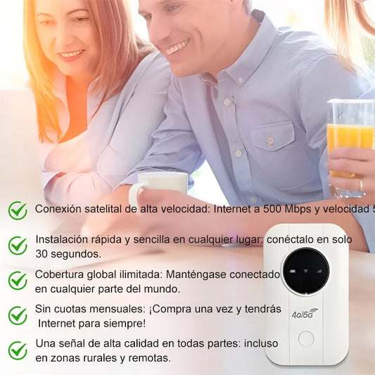 🔥✨【Internet gratis en el bolsillo】Router portátil 5G