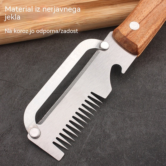 ✅Kupite enega in dobite enega brezplačno (2 artikla) 🧅🔪 Večnamenski kuhinjski lupilec 3 v 1: lupi, reže in odpira steklenice! 🔥4296466