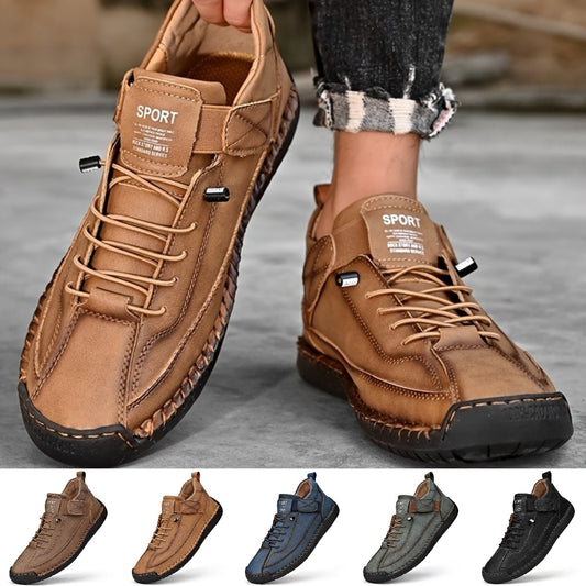 🔥【50% OFF】【38-48】Ležérní pánská obuv pro volný čas, pracovní obuv, outdoorová obuv, šitá obuv -3910742