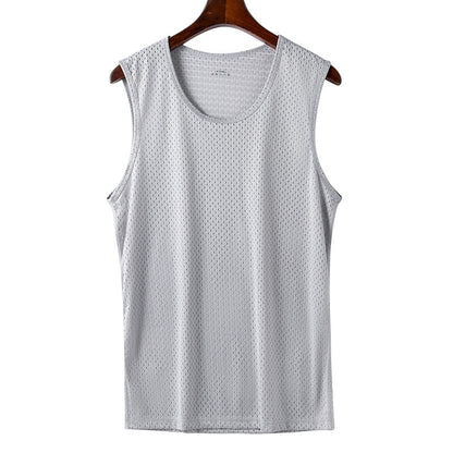 🔥🔥【Compre 1 y obtenga 1 gratis】【30-120kg】Camiseta informal de seda helada para hombre ✅ Ligera, transpirable y de secado rápido.