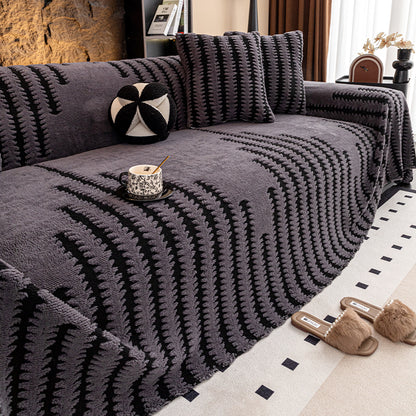 🛋️Különleges ajánlat: 🎉Puha és csúszásmentes plüss kanapéhuzatok🍂【180*150cm】_4193070