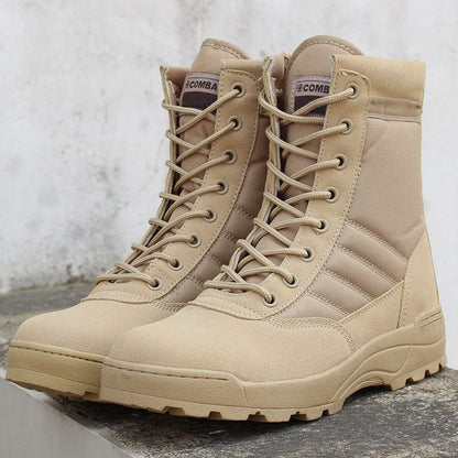🔥👍【38-45】Botas tácticas de alta calidad para otoño e invierno para hombres y mujeres: impermeables, cálidas y resistentes al desgaste