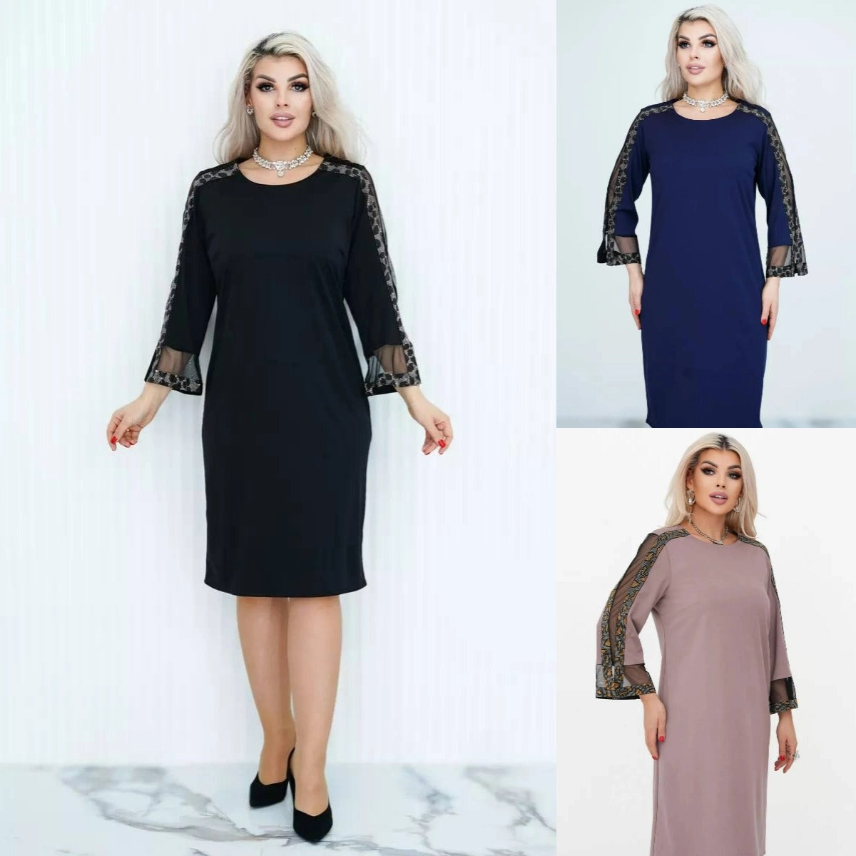 👑👗【S-5XL】Nowa elegancka sukienka