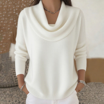 🔥【S-3XL】Nowy sweter z długim rękawem w jednolitym kolorze na jesień/zimę_4187568