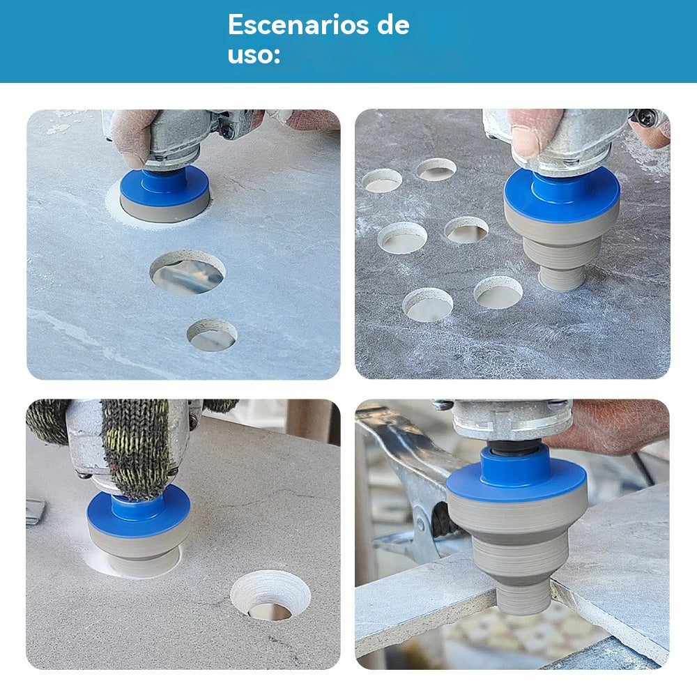 🔥⚒️Escariador de agujeros estilo pagoda, ✅Perforación/escariado/biselado✅Diseño escalonado, taladro multiusos