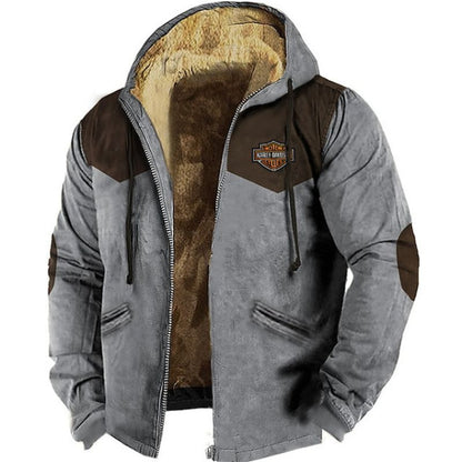 🔥🧥【M-5XL】Stylowa męska kurtka na jesień/zimę o luźnym kroju, wykonana z grubego materiału polarowego