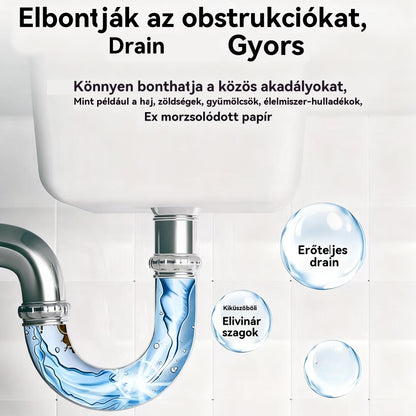 🛁💦【Vásárolj 1-et, kapsz 1-et ingyen】🌟Mosogató- és lefolyótisztító: Nagy sűrűségű hab, amely kivonatokból és lebontó enzimekből készül.