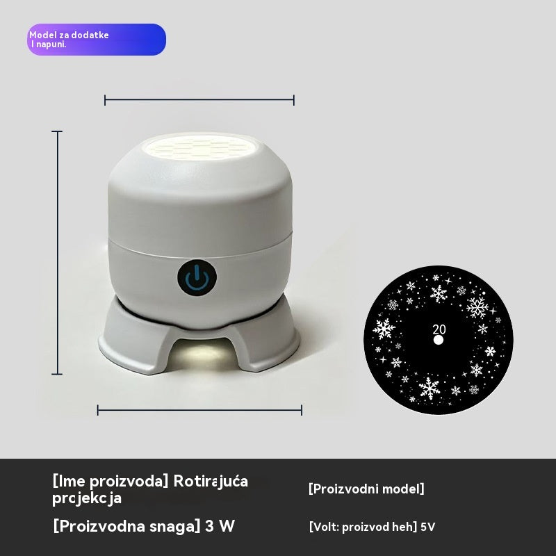 Dinamični vrtljivi LED projektor_4315449