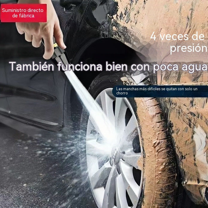 🚿 🔥¡Último día de la oferta especial! 🔥💧 Pistola de agua a alta presión: para lavar coches, jardinería, 10 veces más presión, múltiples funciones ⚡4293559