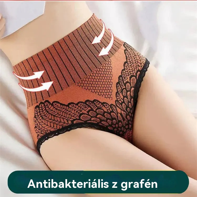 🥰【💖7 darabos készlet】🔥 Női grafén alsónemű 👙 Légáteresztő, formázó és antibakteriális 🌟【Korlátozott ajánlat · Gyors szállítás】