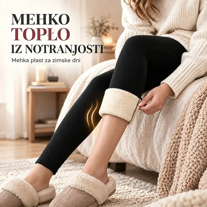 💥 Kupite eno, drugo dobite brezplačno! 🔥 [S-5XL] Tople volnene pajkice, visok pas, velika velikost, visoka elastičnost - obvezen kos za jesen/zimo 2026