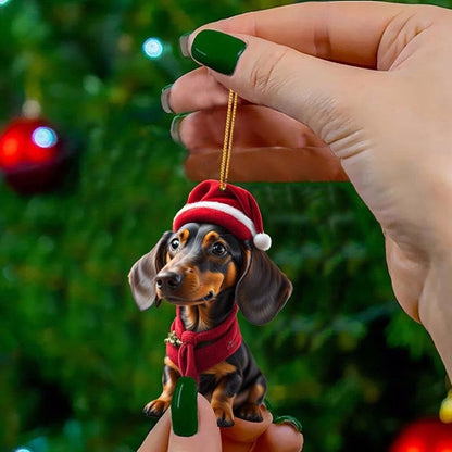 🎄【18 sztuk】🐕 Ozdoby choinkowe w kształcie szczeniąt