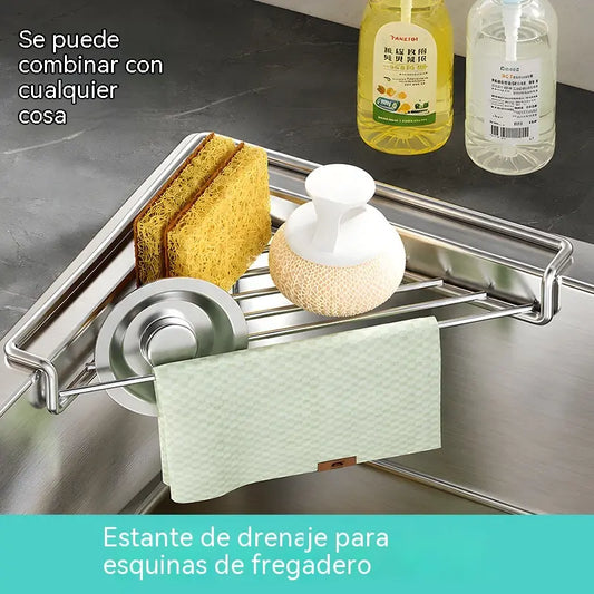 🔥【Compra 1 y llévate 1 gratis】Escurridor de fregadero que ahorra espacio