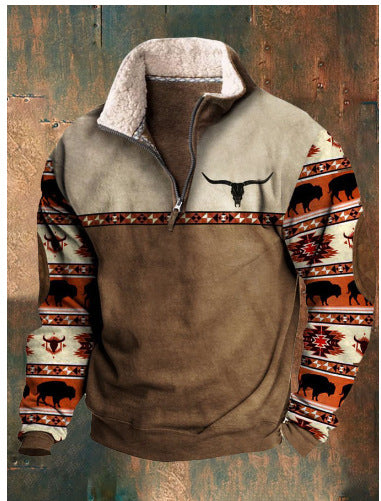 ❄️👕【Oferta por tiempo limitado 50%】Sudadera con capucha para hombre 2025, cálida para otoño e invierno