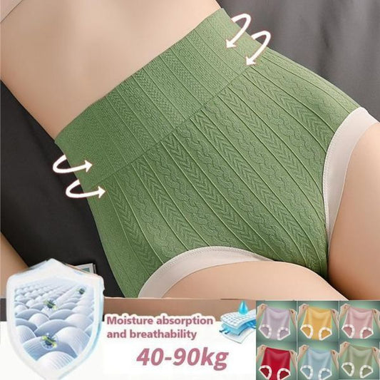 💥【6 piezas】Bragas moldeadoras de cintura alta para mujer_4193136