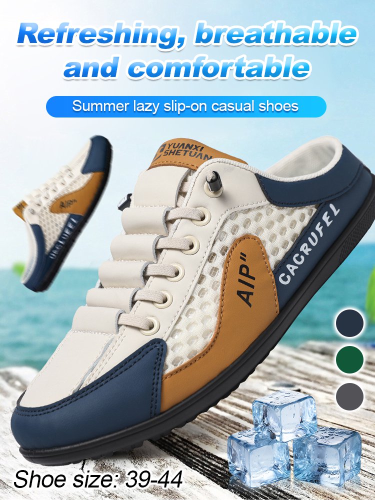 👞🔥【39-44】Nowe męskie sportowe wsuwane i codzienne kapcie_4237864