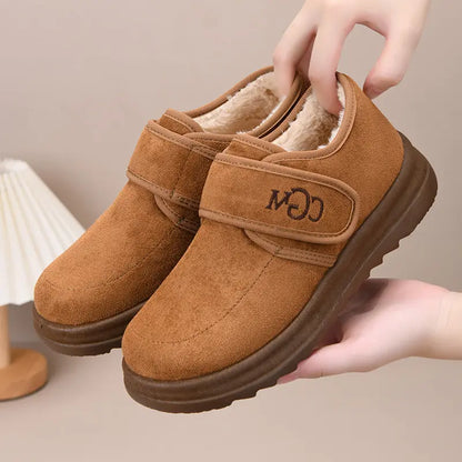 🏆50% de descuento🔥【Tallas 36-41】Botas de invierno cortas para mujer: elegantes, con suelas suaves aptas para la nieve.