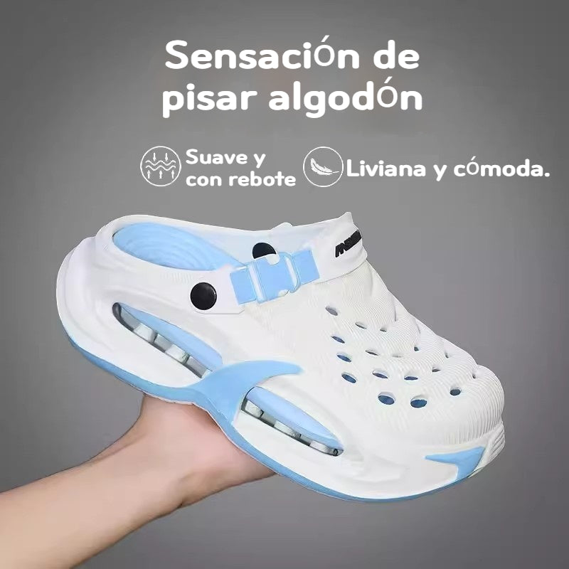 👟50% DE DESCUENTO🌬️Sandalias multiusos 2 en 1 para hombre: suela gruesa de EVA, antideslizante y extremadamente ligeras y transpirables🏃‍♂️