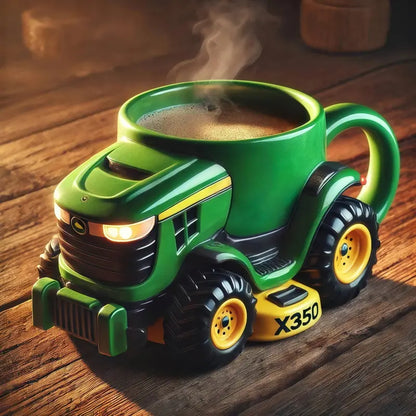 🔥【50% de descuento】Taza de café retro con forma de tractor agrícola