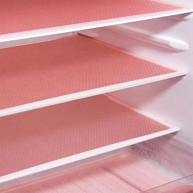 8 piezas por 26 euros-🧊🛡️ Protectores impermeables para estantes de refrigerador — Antideslizantes, fáciles de limpiar y aptos para contacto con alimentos — Mantén los estantes ordenados y frescos ✨