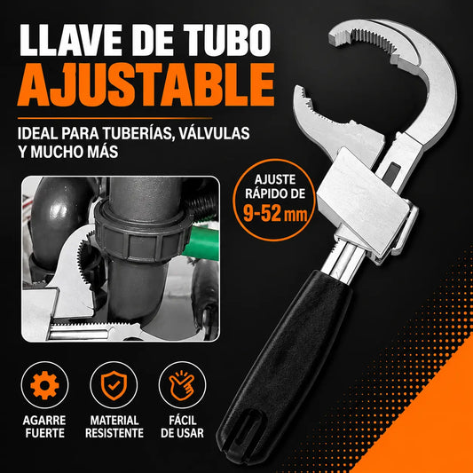 🔥【50% DE DESCUENTO】🔧 Herramienta antideslizante para desmontar grifos de lavabo con llave multifuncional