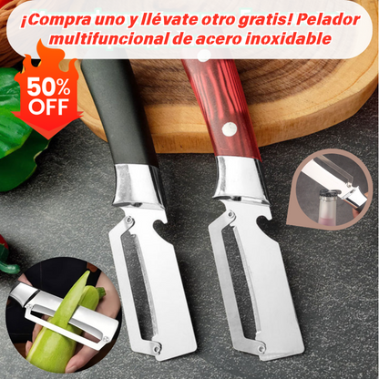 💥Compra uno y llévate otro gratis💥🔪Pelador multifuncional de acero inoxidable🧅4278367