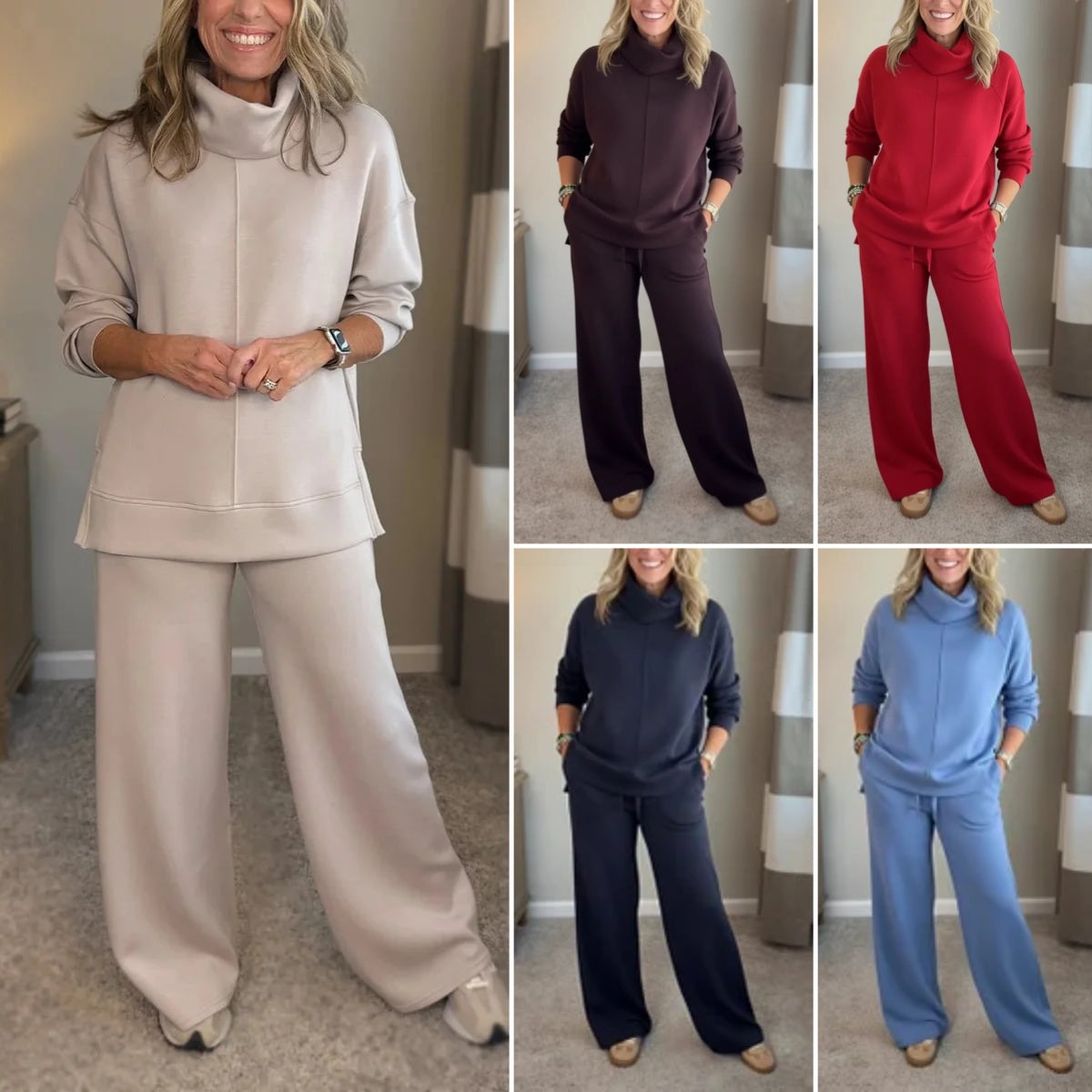 Conjunto casual de mujer, nueva colección otoño-invierno, promoción por tiempo limitado_4183672