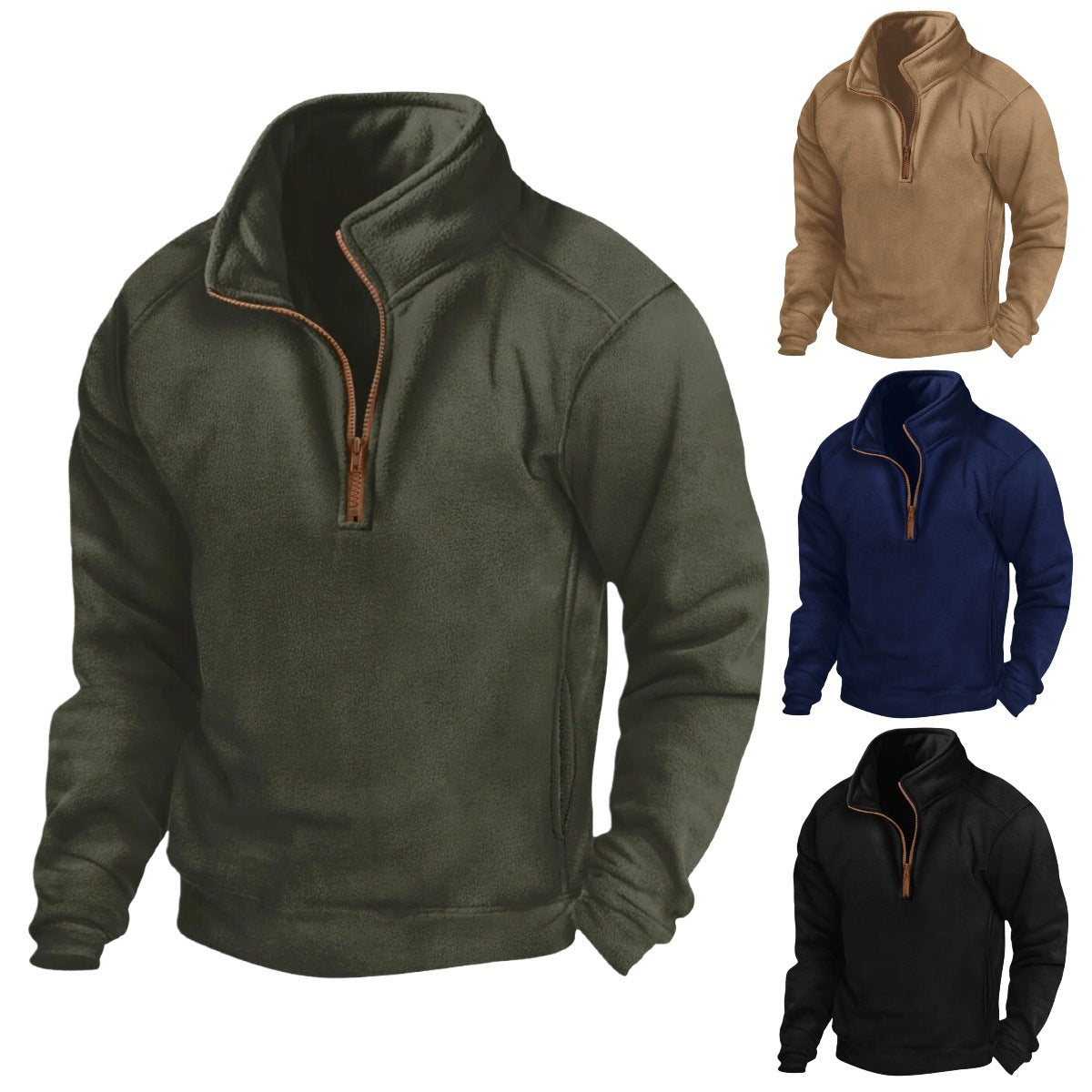 【S-3XL】Ez az új, puha, stílusos és meleg férfi pulóver tökéletes választás őszre és télre.