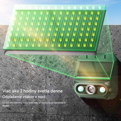 🔥【Compre uno y llévese otro gratis】🔥Repelente solar ultrasónico para animales para exteriores: puede ahuyentar pájaros y animales.