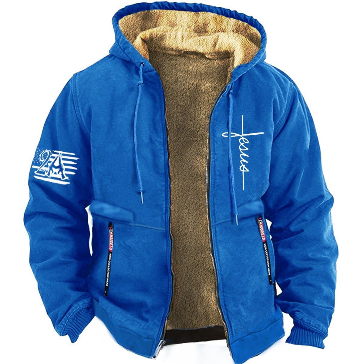 🔥【45% OFF】【S-3XL】Módní pro muže, podzim a zima, zesílená bunda z lehkého sametu