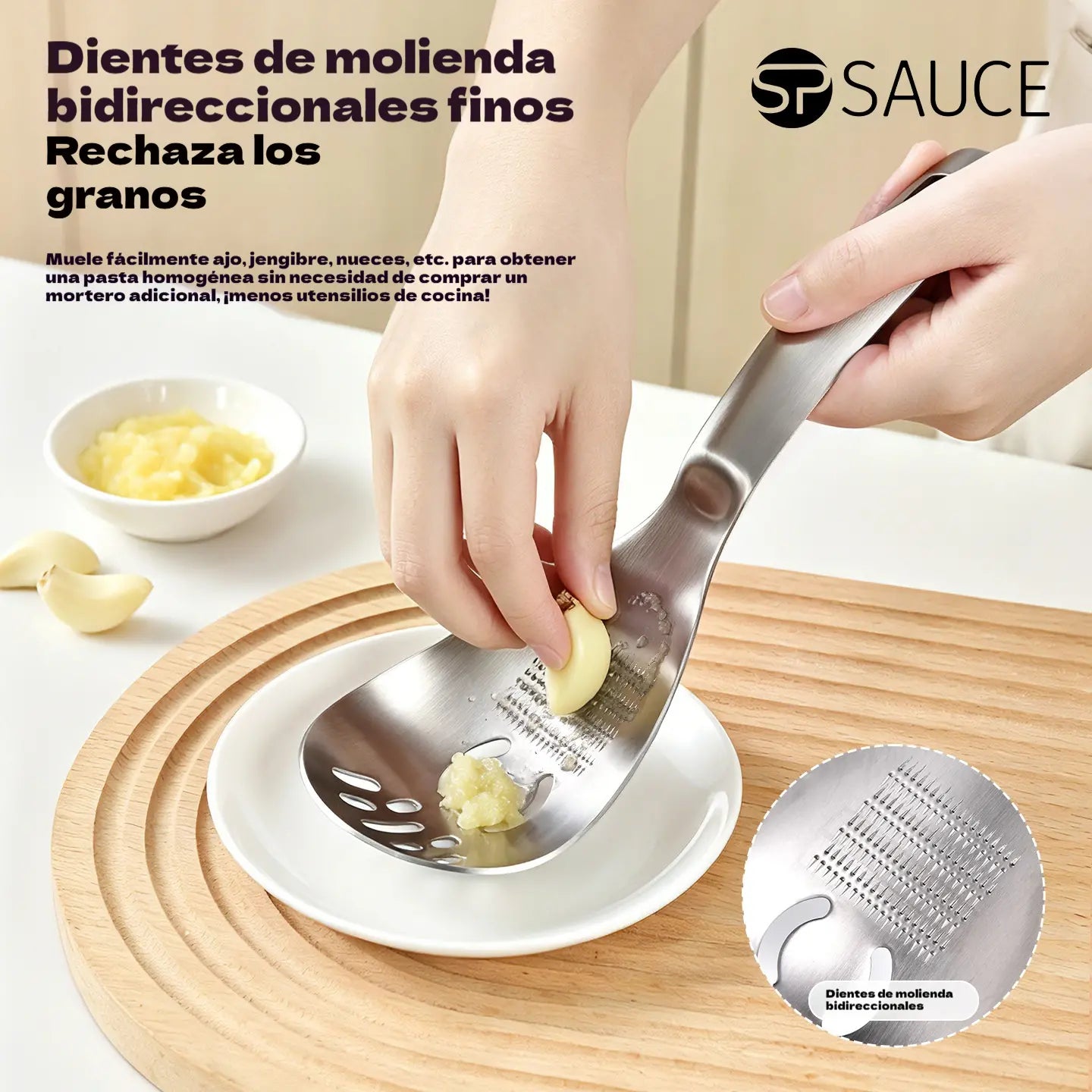 🔥50% de descuento🔥🥄Cuchara y colador multifuncional de acero inoxidable 304