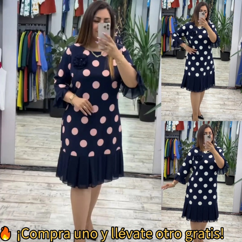 💟【S-5XL】👗 Nuevo vestido de moda, diseño clásico, elegante y sencillo.4260723
