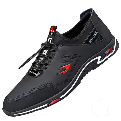 👞Zapatos de negocios informales y transpirables para hombre de cuero genuino ✅Desodorante ✅Suela de cuero suave ✅De moda y versátil