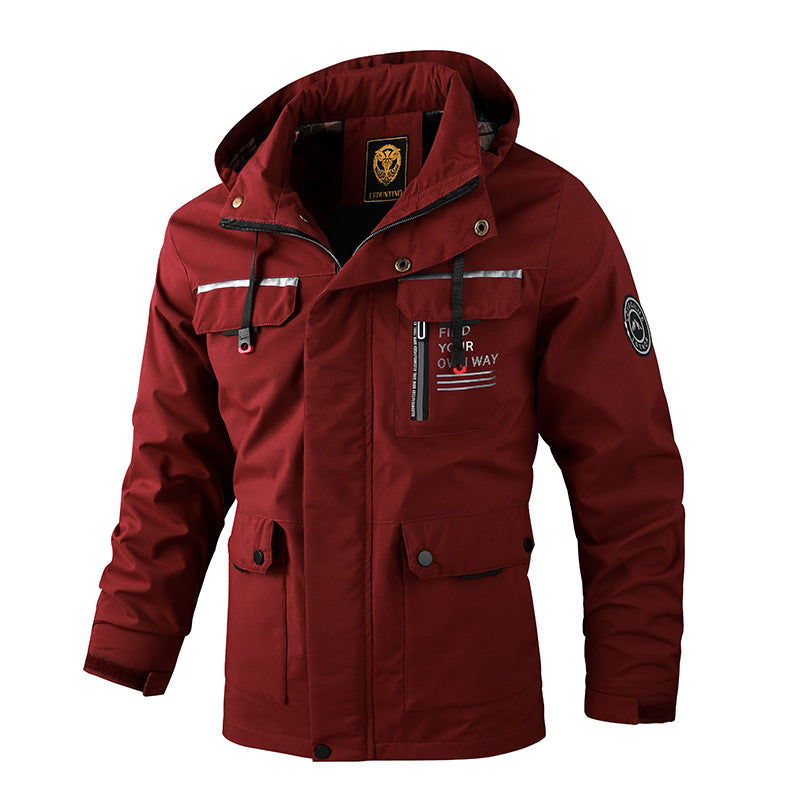 🔥【Mitad de precio otoño/invierno】Abrigo calientito para hombres modelo 2025, antiviento y impermeable_4183604