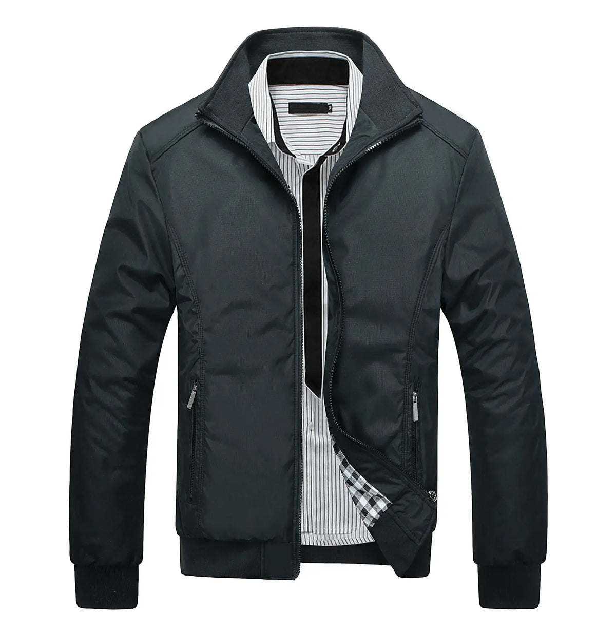 【Oferta por tiempo limitado -50%】🔥【M-5XL】Nueva chaqueta casual de cuello alto para hombre, modelo 2026.