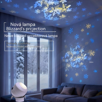 🔥🔮【50 % sleva✨】Dynamický otočný LED projektor: vytvořte romantickou atmosféru