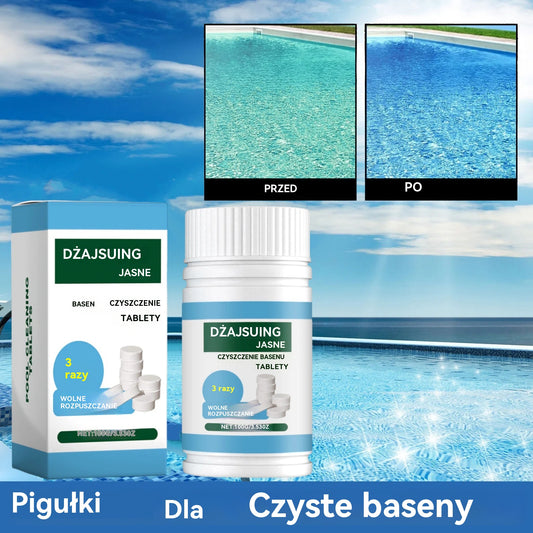 🔥Kup 1, a 1 dostaniesz gratis (2 butelki) Musujące tabletki do czyszczenia basenów-4314844